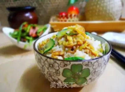 Make Emerald egg fried rice step 7