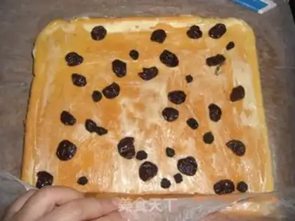 Make Cherry cake rolls step 21
