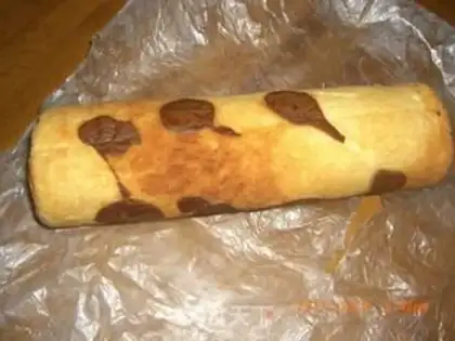 Make Cherry cake rolls step 22