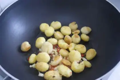 Make ♪ Zipper salt little potatoes ♪ step 6