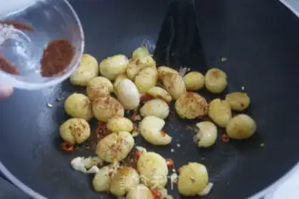 Make ♪ Zipper salt little potatoes ♪ step 7