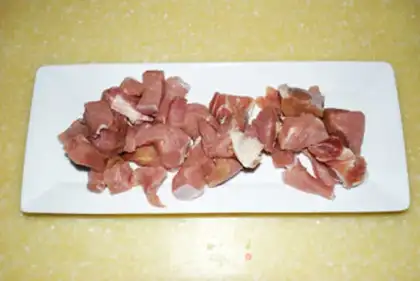 Make Fried pork tofu pills step 2