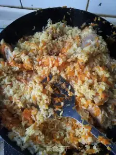 Make Hands on rice step 12