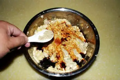 Make Fried pork tofu pills step 10