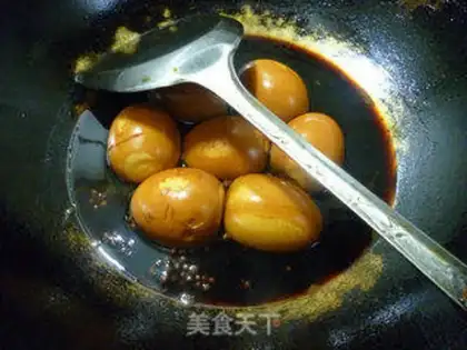Make Coke eggs step 9