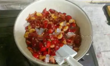 Make Cherry sauce step 4