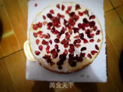 Make Cherry cream cake step 2
