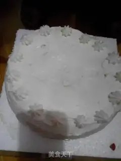 Make Cherry cream cake step 4
