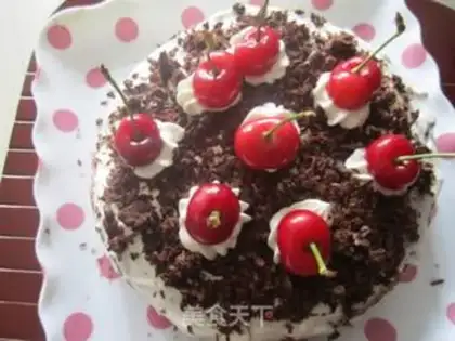 Make Black forest cake step 12