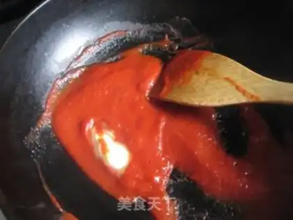 Make Crab white sauce Coke step 11