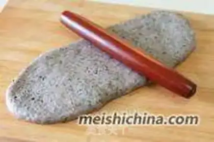 Make Black sesame toast step 5