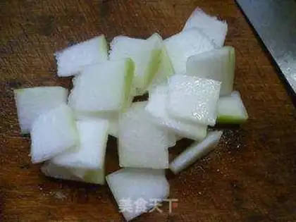 Make The oil-coated melon soup step 2