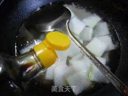 Make The oil-coated melon soup step 6