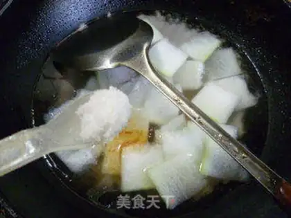 Make The oil-coated melon soup step 7