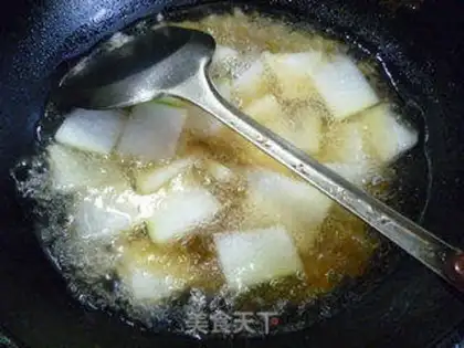 Make The oil-coated melon soup step 9