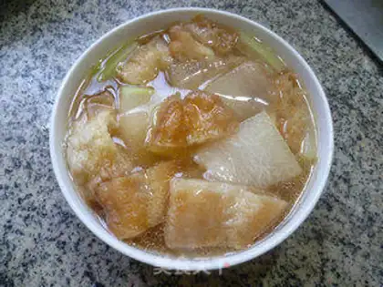 Make The oil-coated melon soup step 11