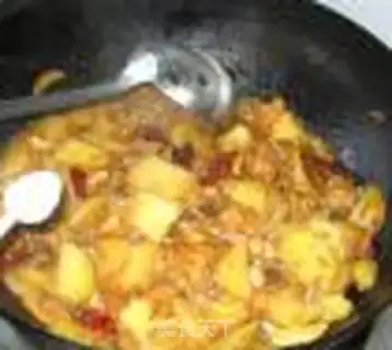 Make Xinjiang chicken step 9