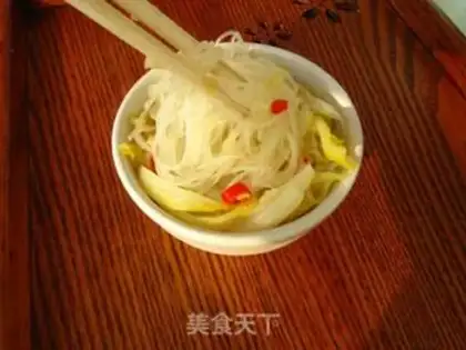 Make Garlic fans steaming doll food step 7