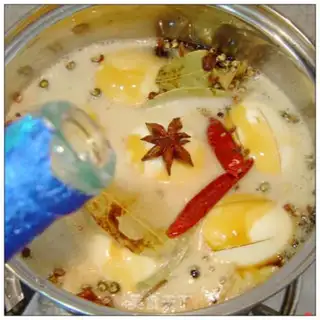 Make Five spicy beer eggs step 4