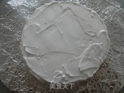 Make Bear cream cake step 3
