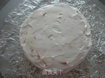 Make Bear cream cake step 5