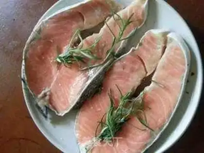 Make Roasted salmon with mashed potatoes step 0