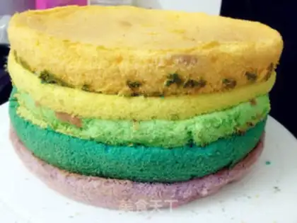 Make Rainbow cake step 12