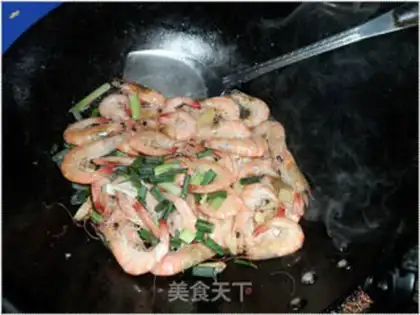 Make Garlic shrimp step 3