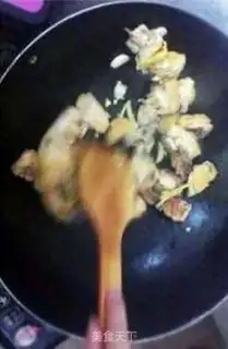 Make Potato mushroom red chicken step 6
