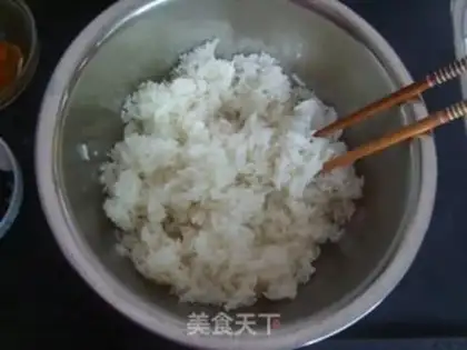 Make Haffy rice chicken step 3