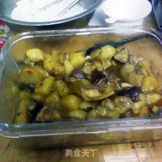 Make Potato mushroom red chicken step 13