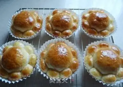 Make Lion bread step 6