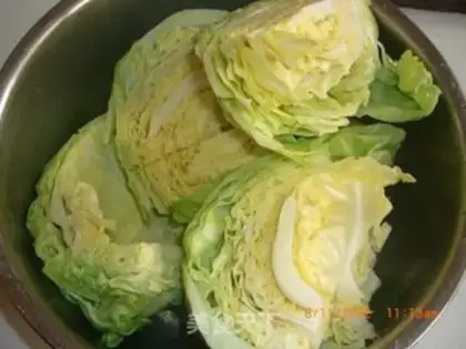 Make Clear the cabbage step 1