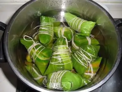 Make Curry-like egg yolk step 10