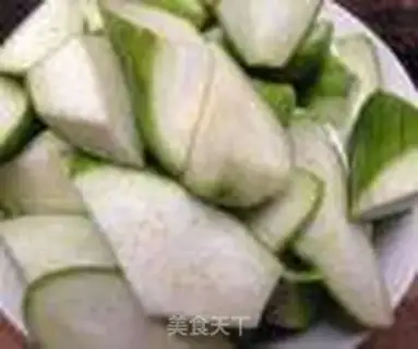 Make Green bean silkmelon step 1