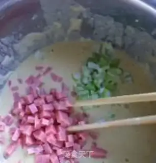 Make Spinach ham rolls step 6