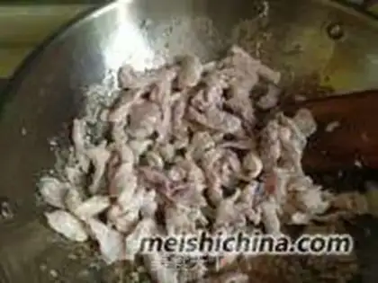 Make A white fried meat step 8