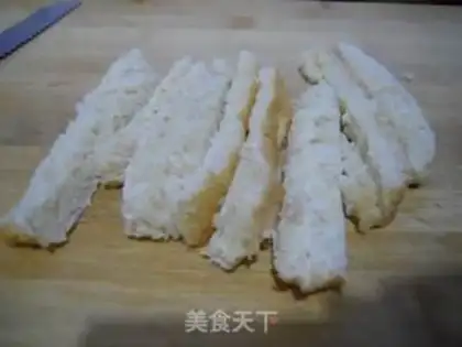 Make Onion butter bread dry step 2