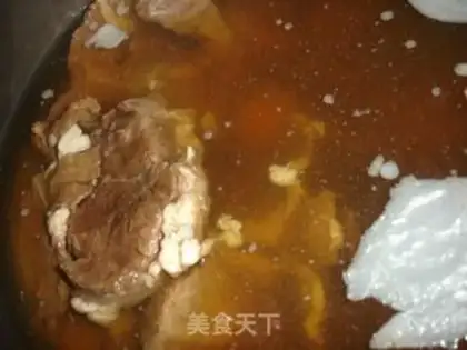 Make Five-colour beef noodles step 2