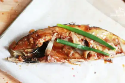 Make A roasted mackerel step 4