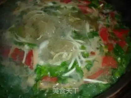 Make Five-colour beef noodles step 8