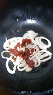 Make Fired squid rings step 7