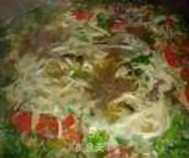 Make Five-colour beef noodles step 11
