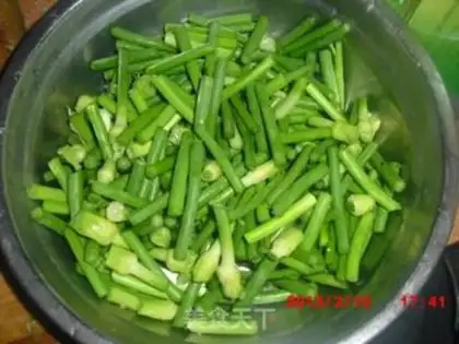 Make Garlic lumber step 0