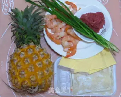 Make Shrimp pineapple step 0
