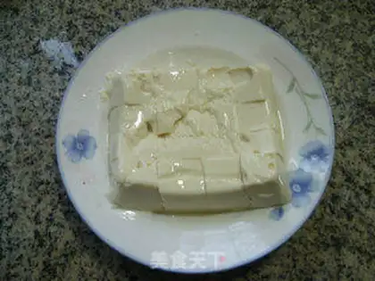 Make Pumpkin tofu step 1