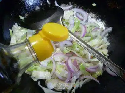 Make Onions and cabbage step 8