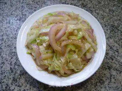Make Onions and cabbage step 12