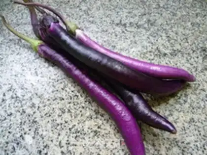 Make Salted fish and eggplant step 0