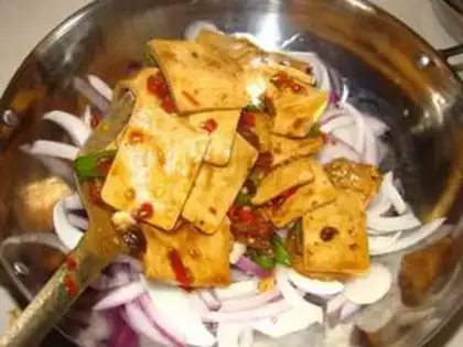 Make A dry pot with tofu step 7